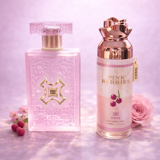 🍒 Pink Berries by Emper – Perfume & Body Mist Set 🍒