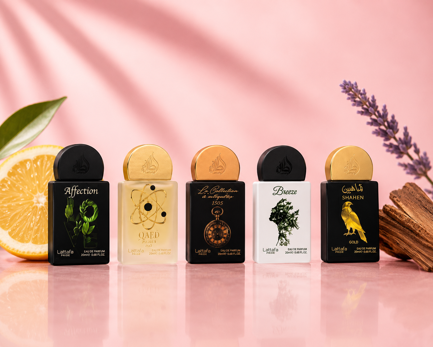 🎁 Lattafa Pride Men’s Mini Gift Set 1 (5× 20ml Eau de Parfum)