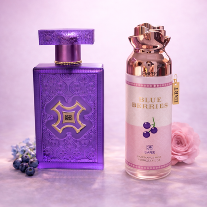 🍇 Blue Berries by Emper – Perfume & Body Mist Set 🍇